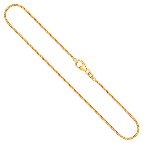 EDELIND Goldkette Damen 750 Echtgold - Panzerkette 1.4 mm Gelbgold 50 cm mit stilvoller Geschenkbox