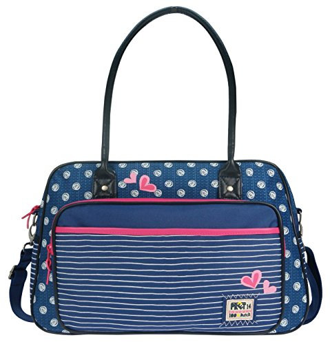 Prêt 428-7042-1 Wickeltasche, 30 x 48 x 16 cm, denimized navy