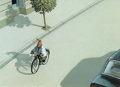 Inkognito Postkarte A6 • 5252 ''Hase auf dem Rad Künstler: Michael Sowa • Ostern