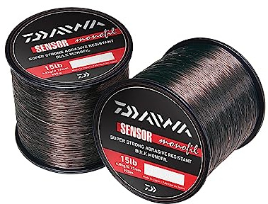 DAIWA SENSOR BULK SPOOL COLOR - BROWN BREAKING STRAIN - 10lb