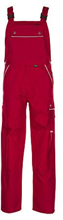 Planam Größe 46 Herren Canvas 320 Latzhose rot Modell 2137