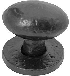 Frelan Hardware Oval Shaped 32Mm Black Antique Cupboard Knob JAB45