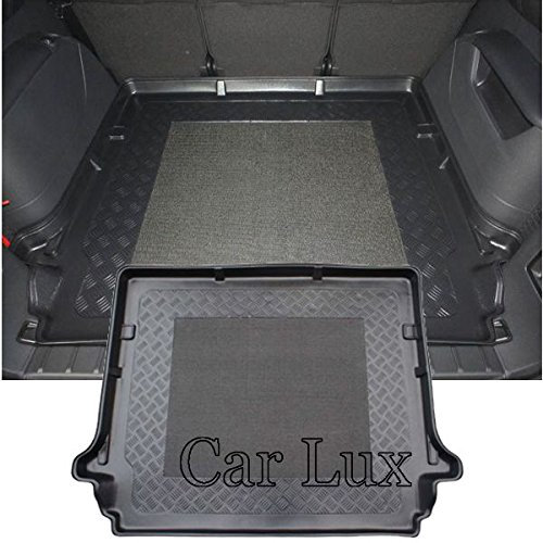 Car Lux AR01735 - Alfombra Cubeta Protector Cubre Maletero a Medida con Antideslizante para C4 Grand Picasso