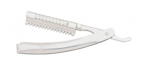 Ama 2469 Rasoir à effiler AMA inox, lame interchangeable livré avec une lame