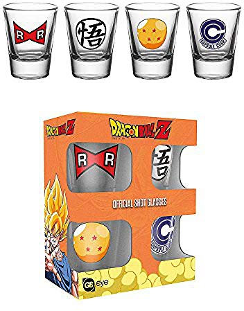 Dragon Ball Mix Shot Glasses - Set of 4