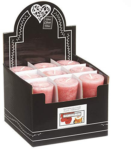 18 Votivkerzen Duftkerzen Kerze Stumpe Bratapfel Vanille Zimt Rose Tea Fresh Linen (Rosetea)