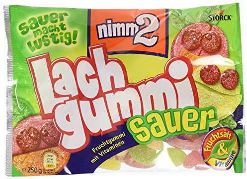 nimm2 Lachgummi sauer (15 x 250g) / Fruchtgummis mit Vitaminen