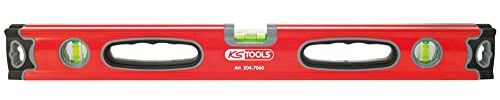 KS Tools 204.7050 Level Aluminium Doppelsohle L.500mm Wasserwaage,Rohrnivellierung