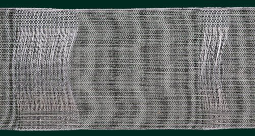 Ruther & Einenkel Gardinenband, PES, halbtransparent, 1000 x 10 x 0.1 cm