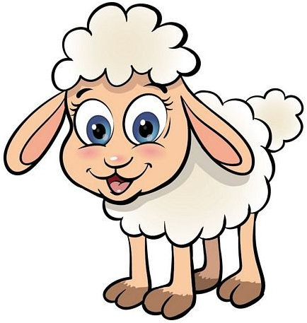 FahnenMax Aufkleber Sticker Lamm Schaf Autoaufkleber