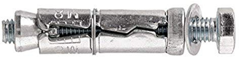 Molly M41012-XJ Boulons à expansion avec Vis M10, Gris, Set de 2 Pièces