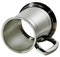 Wentworth Pewter - Zinnkrug mit doppeltem Innenfutter und Glasboden, 1 Pint