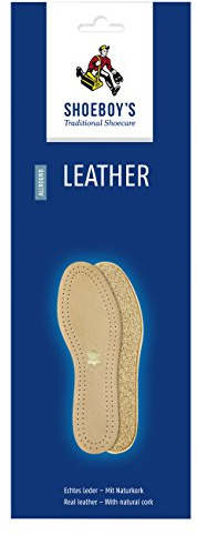 Shoeboy's Leather - Einlegesohle aus Leder, sorgt für Frische im Schuh - Größe 40, 1 Paar