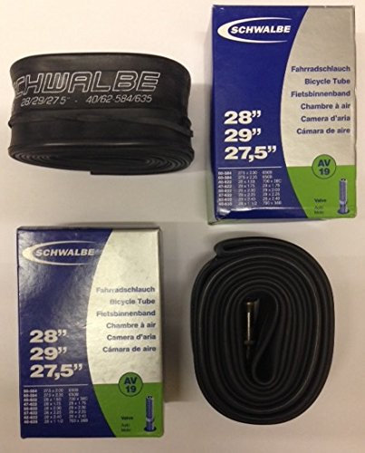 2 x Schwalbe 29 / 29r / 29er Inner Tubes With Schrader / Car Valves by Schwalbe