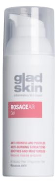Gladskin ROSACEAR Gel Rosacear Gel 50ml | verringert Rötungen und Pusteln bei Rosacea | Hypoallergen und dermatologisch getestet für Erwachsene