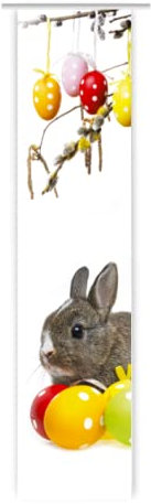 gardinen-for-life Flächenvorhang Osterhase II, Schiebevorhang mit Druck-Motiv, Gr.60x260 cm Tolles Ostermotiv, Ostern