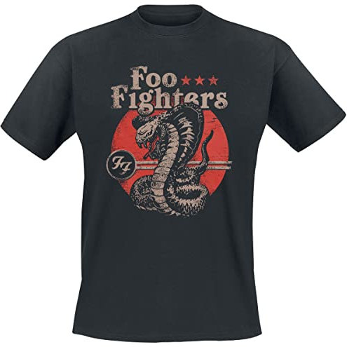 Foo Fighters Snake Männer T-Shirt schwarz L 100% Baumwolle Band-Merch, Bands