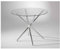Estea Mobili - 933600 - Mesa de cristal redonda de estilo moderno, 90 cm de diámetro y 74 cm de altura, ideal para el salón comedor