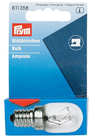 PRYM Ersatzglühbirne für Nähmaschine mit Schraubsockel