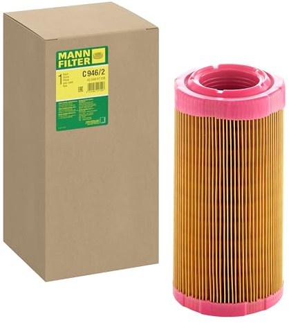 MANN-FILTER, C 946/2 Luftfilter | Für Off-Highway, Saubere Luftzufuhr, Langlebiges Filtermedium, Passgenaues Design, Echte OE-Technologie