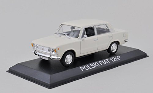 DieCast Modellauto 1:43 Agostini Polski FIAT 125 P creme