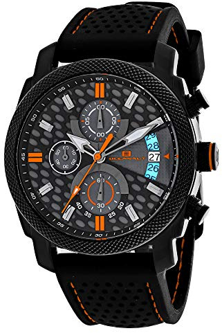 Oceanaut Men's OC2323 Kryptonite Analog Display Quartz Black Watch