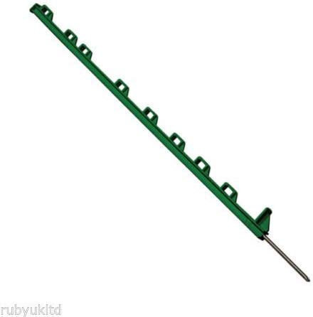 10 Pack of Rutland Green Economy Electric Fencing Poly Posts