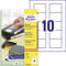 AVERY Zweckform L4738REV-25 Etiketten für Disketten (250 Aufkleber, 70x50,8 mm auf A4, bedruckbar, selbstklebend, wiederablösbar, für Disketten und Mini-Disc Hüllen) 25 Blatt, weiß