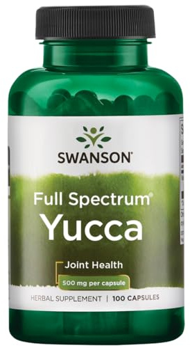 Swanson Premium Brand Full Specturm Yucca 500 Milligrams 100 Capsules