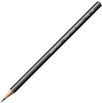 Caran d'Ache Artist Graftwood 0775.257 Pencil Cedar Wood Hardness 7B Water Soluble Size: Approx. 14 cm