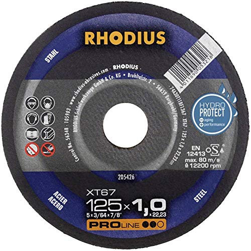 RHODIUS XT67 Extradünne Trennscheibe 230 x 1,9 x 22,23 mm