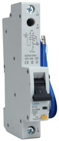 British General 16 AMP TYPE B 6 kA 30mA RCBO RCD MCB CURB16