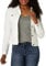 Riders by Lee Indigo Damen Jeansjacke Button-Down-Shirt, Weiß, L