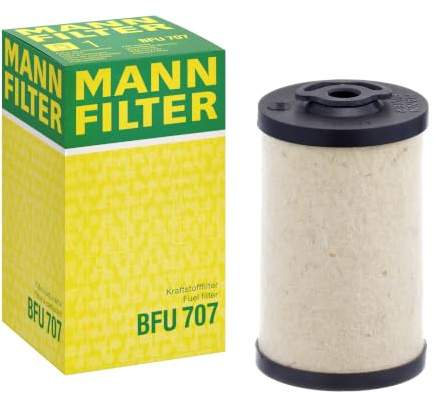 MANN-FILTER BFU 707 Fuel Filter - for Trucks + Buses | For Trucks & Buses, Fuel System Protection, Injector Protection, Clean Fuel Supply, True OE Engineering