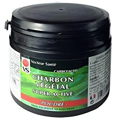 Vecteur Santé - Charbon végétal super activé poudre (100 g)