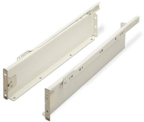 SOTECH Schubladensystem MetallBox 350 mm Zargenhöhe: 86 mm cremeweiß | Schublade Schubkasten