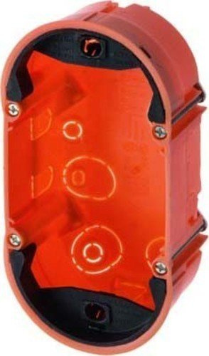 Caja empotrar 68x139x47,5 mm, berker TS Crystal Ball y Sensor de hager