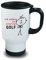 60 Second Makeover Limited Mens I'd Rather Be Playing Golf Stainless Steel Travel Mug Dad Husband Boyfriend Uncle Present Cup Golfer Golf Accessories Golfing Gift for Men