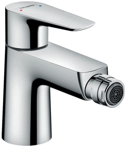hansgrohe Talis E - Rubinetto per bidet con push-open, Miscelatore monocomando per bidet con altezza bocca 78 mm, cromo, 71721000