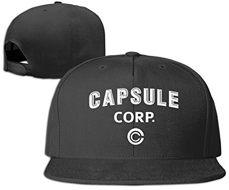 XCarmen Dragon Dall Capsule Corp Baseball Snapback Cap Black Black