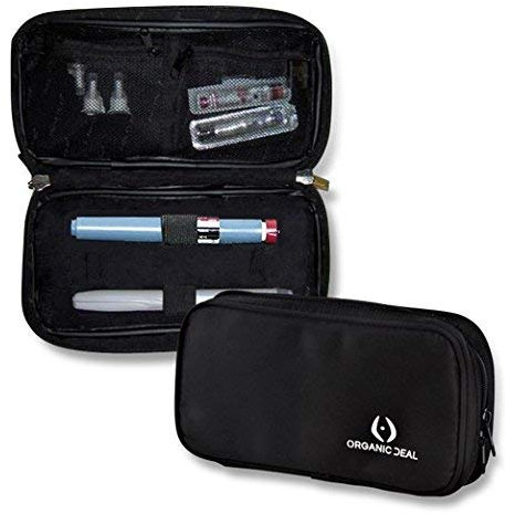 Organic Deal Bolsa Isotérmica Insulina c/Paneles aislantes - Estuche de Viaje p/Diabéticos - Bolsa para Insulina Frio para Viaje - Incluye 2 Packs Gel frío (accs no Incl)