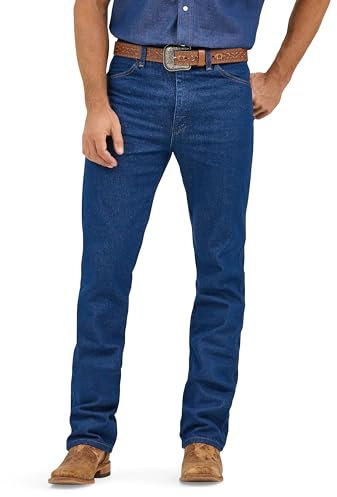 Wrangler Herren Slim Fit Cowboy-Schnitt Jeans, Indigo Starr, 27W / 32L