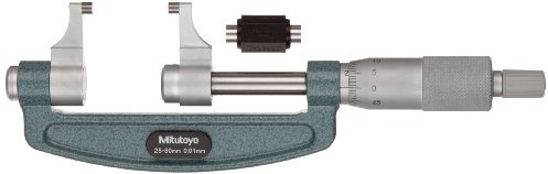 Mitutoyo 143-102 Sonder-Bügelmessschraube, 25-50 mm