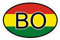 Kiwistar - Autoaufkleber - 10x6,6 cm - außen klebendKiwistar Autoaufkleber - Bolivien BO Auto, Laptop, Fahrrad, LKW, Motorrad Mehrfarbig Autoaufkleber Aufkleber KFZ Flagge Fahne