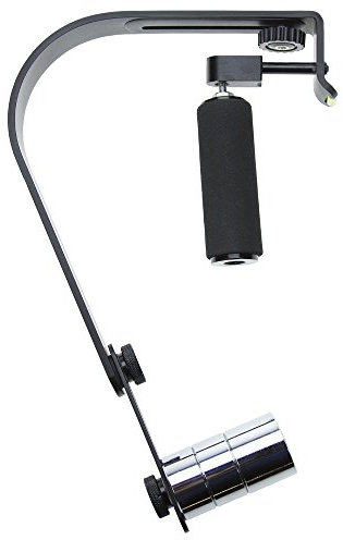 Dörr 395064 Video Stabilisierungsgriff DVS-3 inklusiv 3 Gegengewichte für DSLR-/DSLM Kamera und Camcorder schwarz