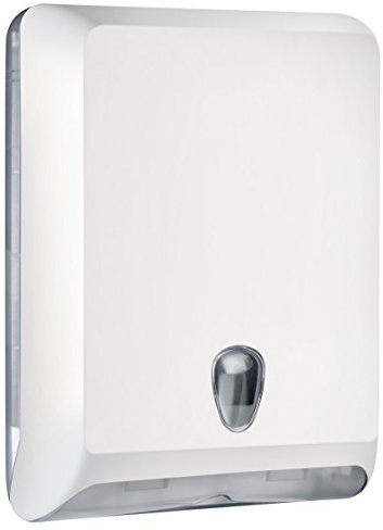 Papierhandtuchspender, Falthandtuchspender, Handtuchspender Weiß 400-800 Blatt