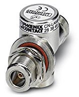 PHOENIX CONTACT CN-LAMBDA/4-5.9-BB Zwischenstecker mit Lambda/4-Technologie als Überspannungsschutz N-Connectoren Buchse-Buchse Anschluss, 38mm Höhe, 26.1mm Breite, 140.190g Gewicht