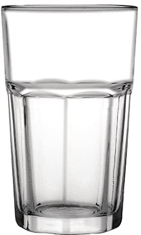 Olympia Gobelet résistant Orleans, Lot de 12 verres Hi Ball 425 ml/15 oz, verre trempé transparent, Verres à jus, whisky ou eau, Passent au lave verre, empilables, Bar professionnel, restaurant, GF928