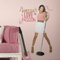 Roommates 26410 - Violetta Riesen-Wandtattoo/Sticker, geblistert, 90 x 120 cm
