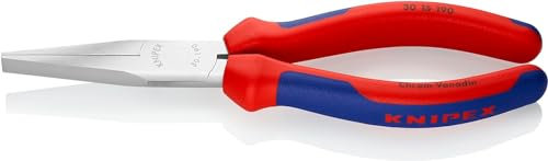 Knipex Pince à becs longs chromée, avec gaines bi-matière 190 mm 30 15 190